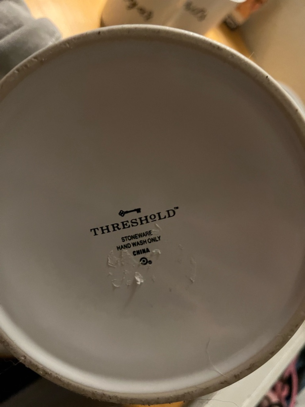 Threshold White Stoneware Canister - Flour Container - Picture 2 of 2